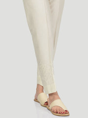Embroidered Cotton Trouser
