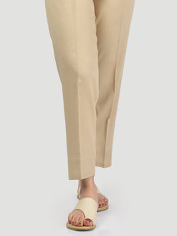 Straight Trouser-Light Khaki