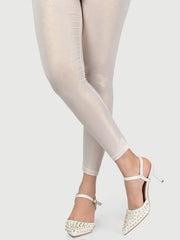 Shimmer Tights-Off White