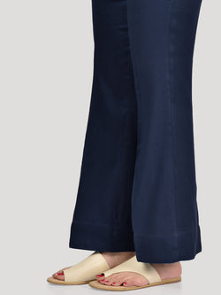Bootcut Pants-Dark Blue