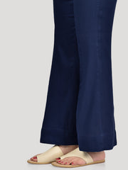 Bootcut Pants-Navy Blue