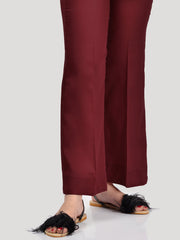 Bootcut Pants-Maroon