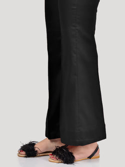 Bootcut Pants-Black