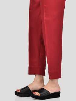Straight Trouser-Red