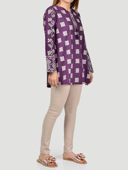 Embroidered Cambric Shirt
