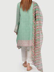 Embroidered Chiffon Suit