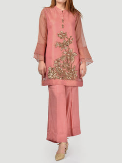 Embellished Net Suit