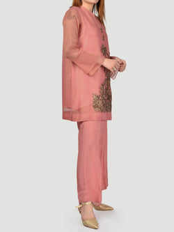 Embellished Net Suit