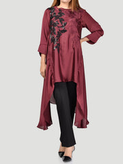 Embellished Silk Shirt