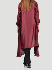 Embellished Silk Shirt