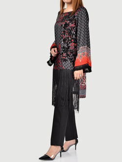 Embellished Silk Shirt