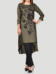 Embellished Silk Shirt