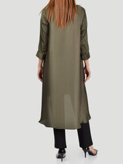 Embellished Silk Shirt
