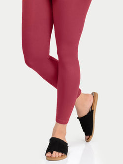 Basic Tights-Maroon