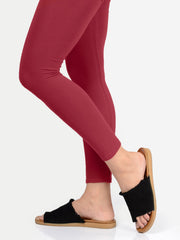 Basic Tights-Maroon