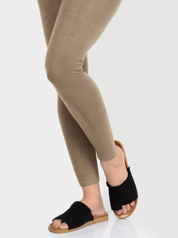 Basic Tights-Deep Red