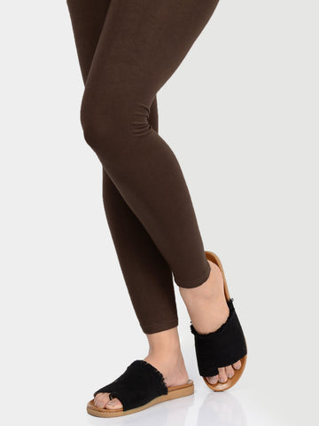 Basic Tights-Deep Red