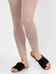 Basic Tights-Deep Beige