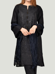 Chiffon Dupatta-Dark Navy