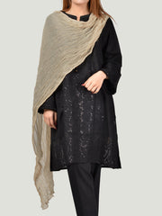 Chiffon Dupatta-Beige