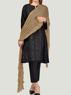 Chiffon Dupatta-Mustard