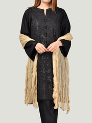 Chiffon Dupatta-Cream