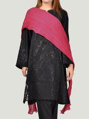 Crushed Dupatta-Cardinal