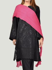 Crushed Dupatta-Pink
