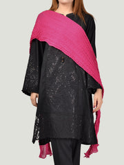 Crushed Dupatta-Pink