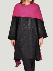 Crushed Dupatta-Pink