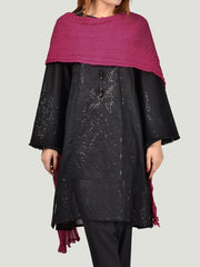 Crushed Dupatta-Pink