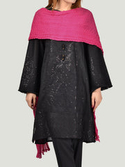 Crushed Dupatta-Pink