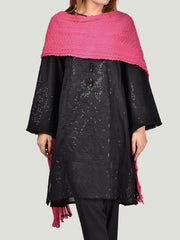 Crushed Dupatta-Pink