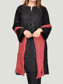 Chiffon Dupatta-Red