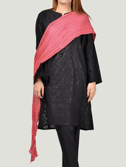 Chiffon Dupatta-Pink
