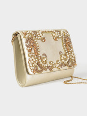 Embellished Glossy Clutch