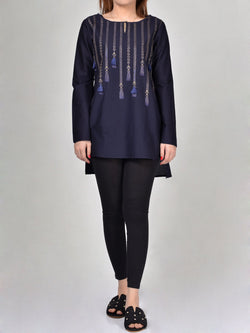 Embroidered Cambric Shirt