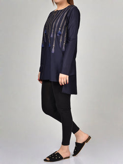 Embroidered Cambric Shirt