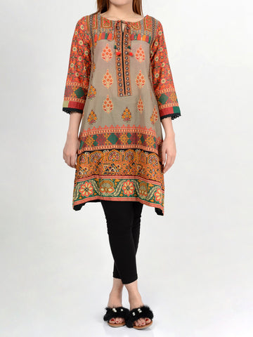 Embellished Lawn Shirt