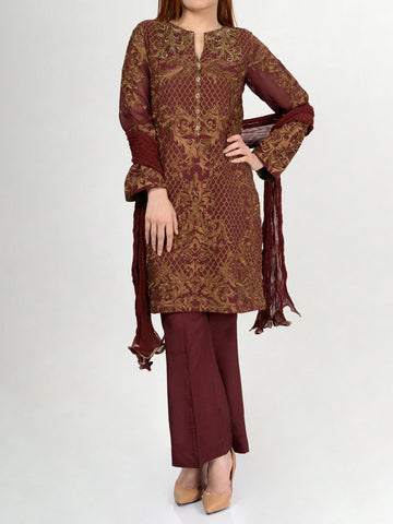 Embroidered Lawn Suit