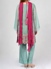 Embellished Organza Suit