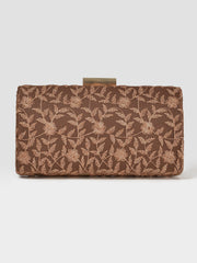 Shimmery Net Clutch