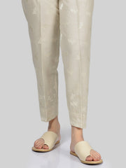 Embroidered Crepe Trouser