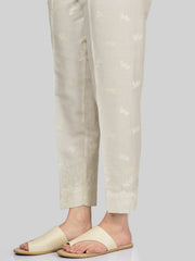 Embroidered Crepe Trouser