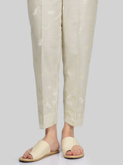 Embroidered Crepe Trouser