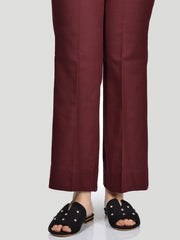 Bootcut Pants-Dark Maroon