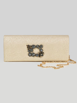 Embellished Glossy Clutch