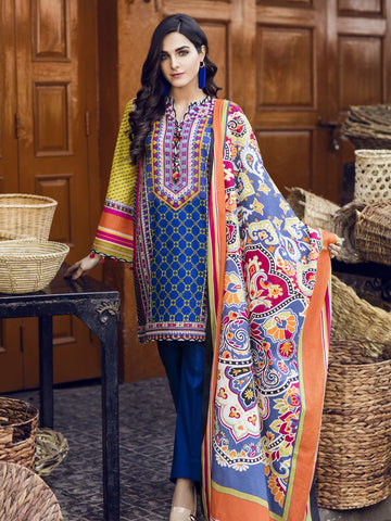 Embroidered Lawn Suit