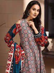 Ajrak Era Suit (Khaddar)