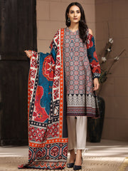 Ajrak Era Suit (Khaddar)